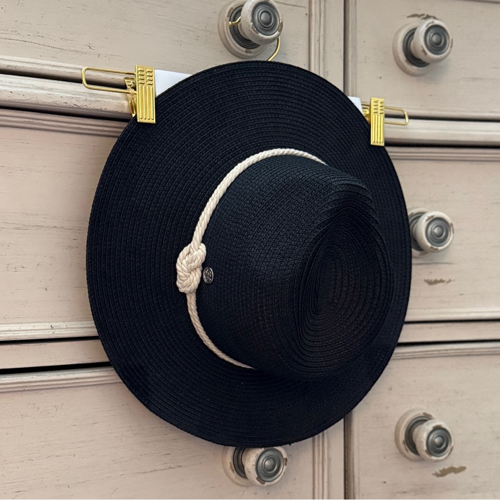 Steve Madden Poppy Woven Panama Hat - Picture 6 of 8